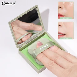 100 Sheets Portable Face Oil Absorbing Paper With Mirror Case Beauty Woman Facial Care Paper Absorbs Facial Fat Beauty