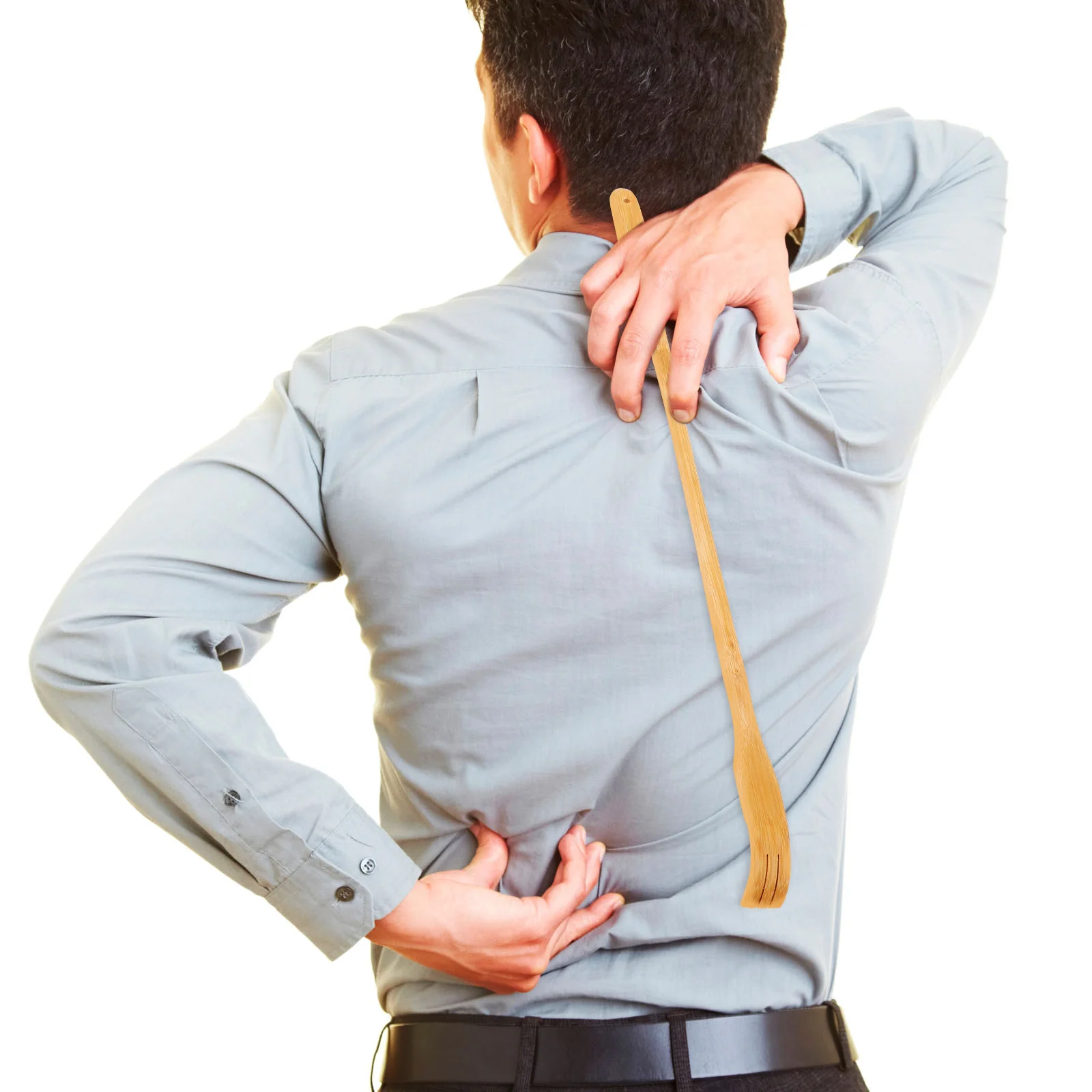 

Бамбуковый скребок для спины с длинной ручкой, инструмент для скребка спины из дерева, портативный ручной скребок для облегчения когтей для труднодоступных зон