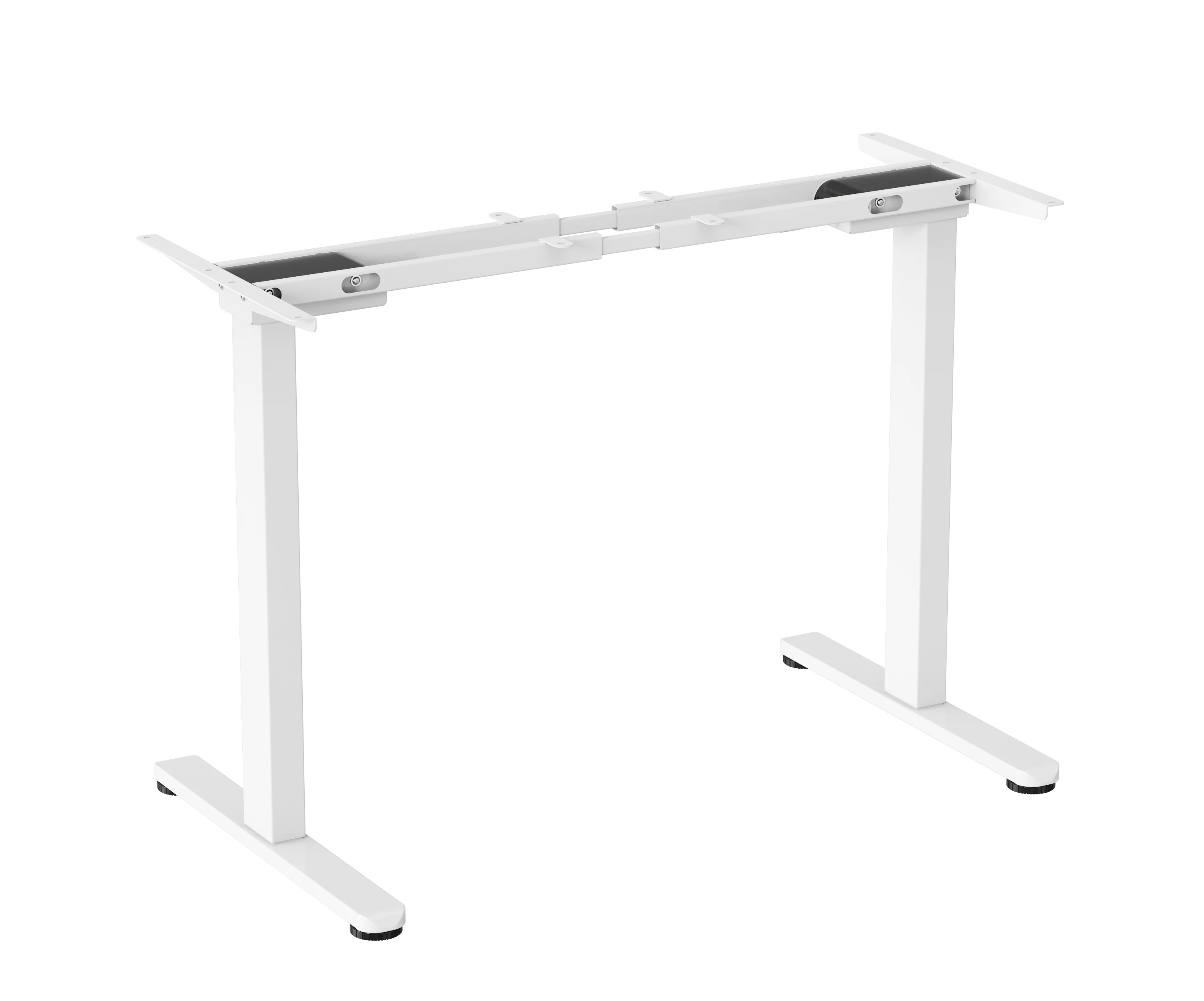 Height Adjustable Dual Motor Standing Desk Frame with 2-stage Reversed Rectangular Column 100kg/220lbs JSD2BM-02-G1
