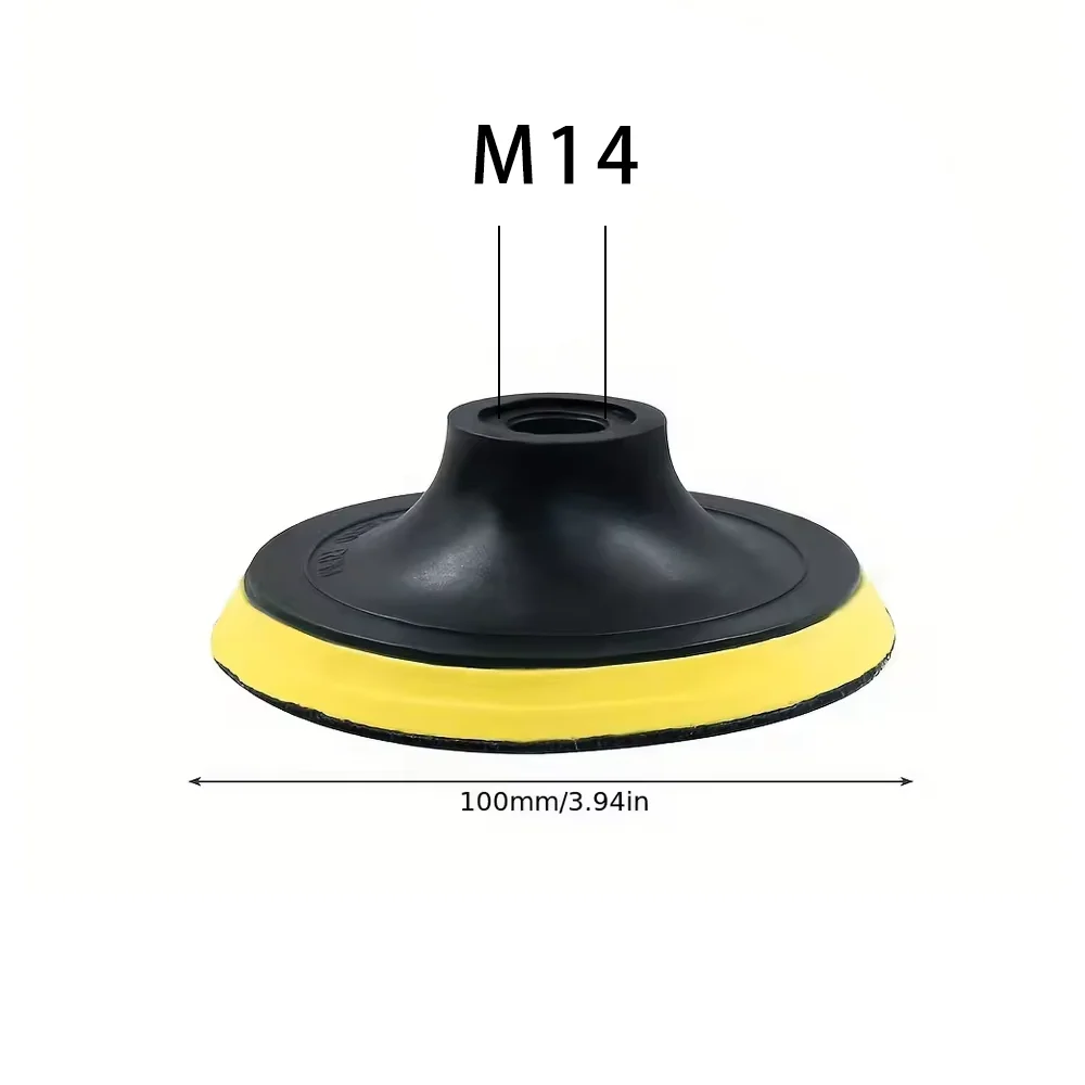 هوك وحلقة دعم الوسادة 3/4/5/6/7 بوصة 1 قطعة مع قضيب الحفر M10 M14 ل حامل الصنفرة تلميع القرص وتشطيب المعادن #5