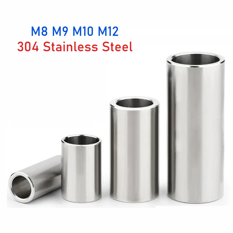 M8 M9 M10 M12 304 Stainless Steel Sleeve Extended Cylindrical Steel Sleeve Supp…