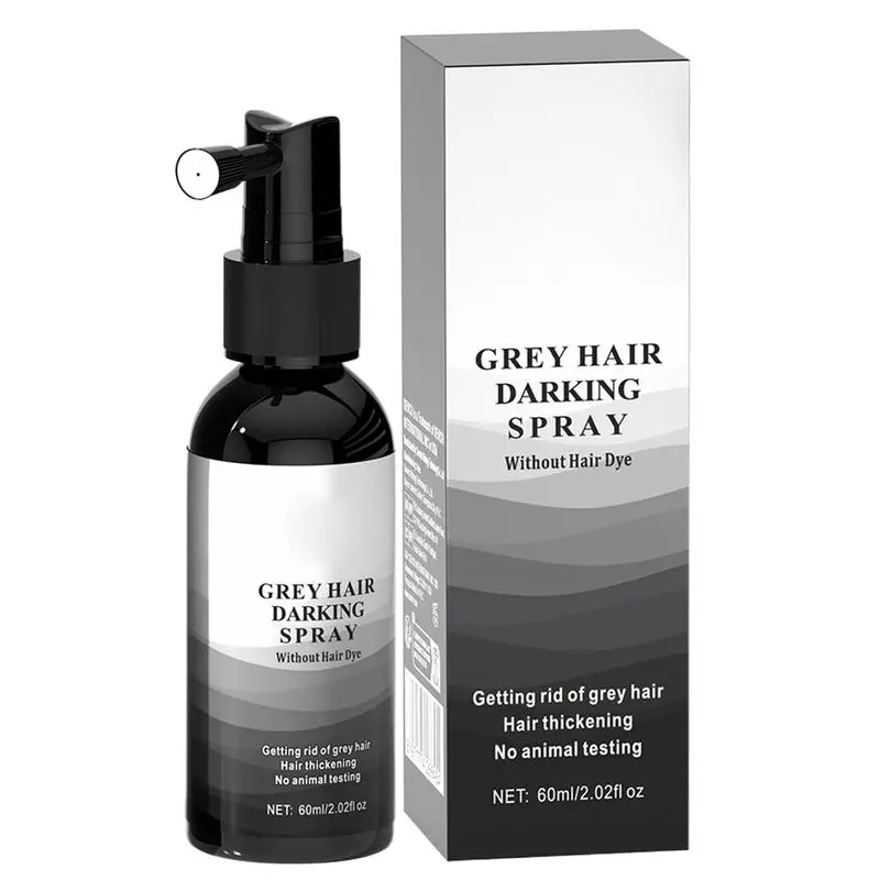 White To Black Hair Spray Reverse Hair Gray Spray Naturally Gray White Hair Reverse Spray Hair Coloring Spray Hair Gray Spray