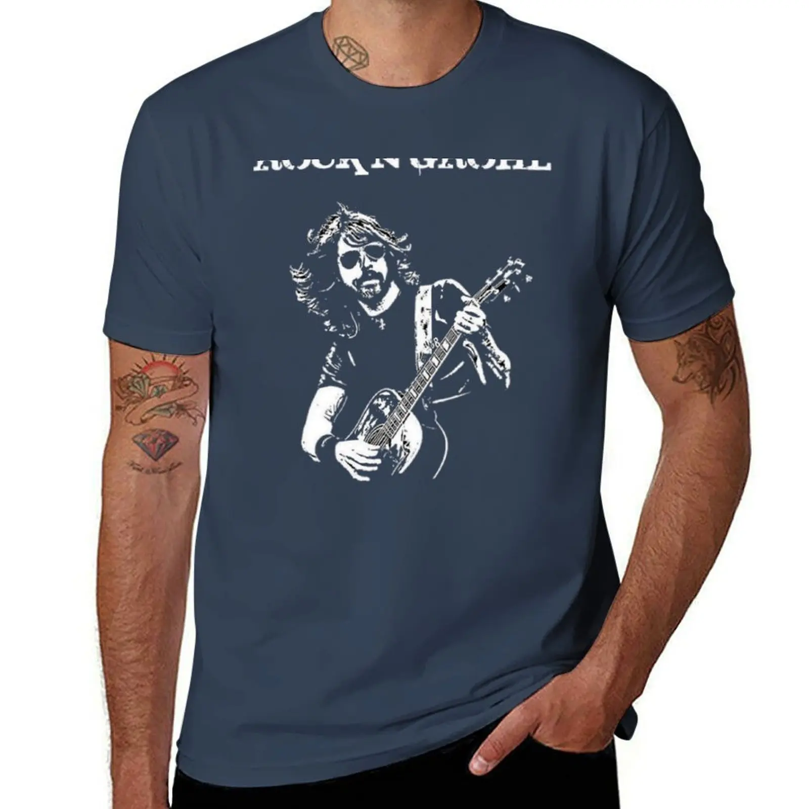 

rock tour factory van concert merch and the grohl T-Shirt Fitness Training Breathable Tee
