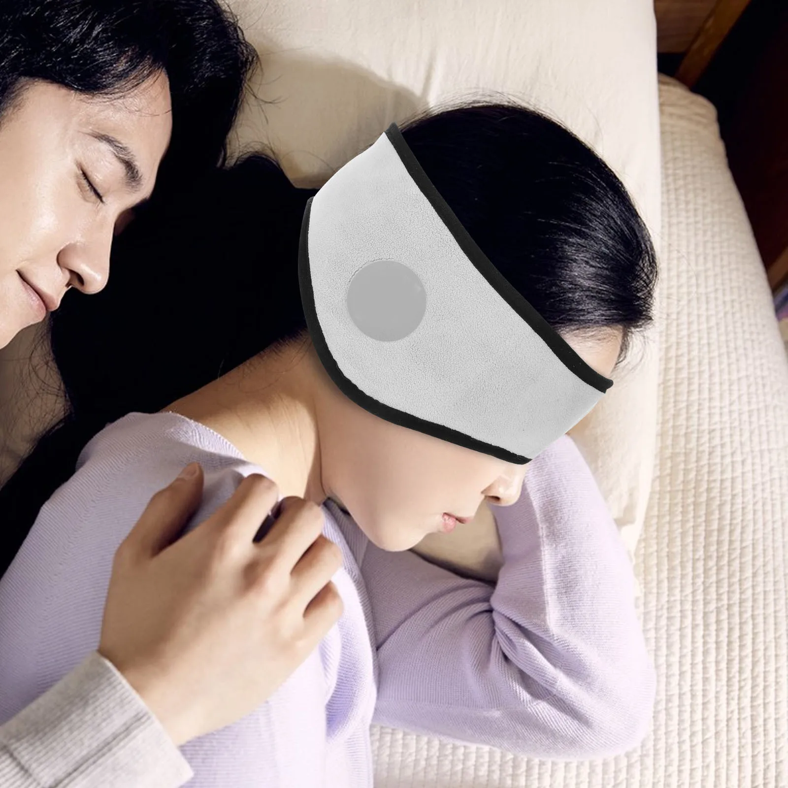 2 قطعة غطاء للأذنين للنوم قابل للتعديل إلغاء الضوضاء يفشل الأذن للرجال والنساء لينة مريحة الدفء مثالية للنوم والسفر #1