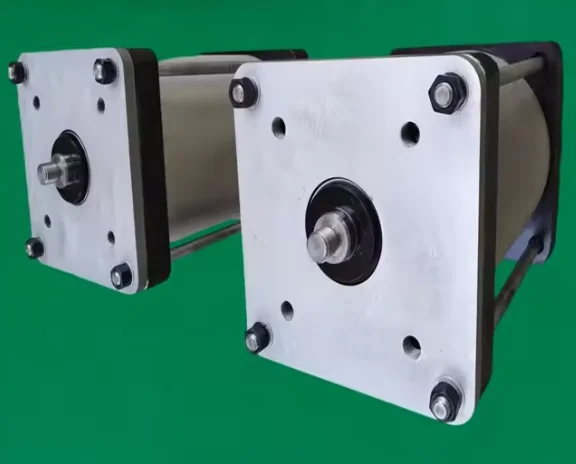 Aluminum Piston Double-acting Pneumatic Cylinder With Bearing Gear Components  Certified 1 Year Warranty Sale