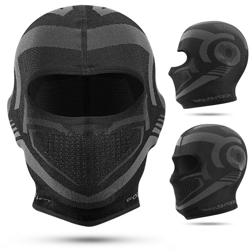

Breathable Headgear Motorcycle Balaclava Summer Windproof Sunscreen Cycling Sports Full Face Mask Soft Headgear for Men Women
