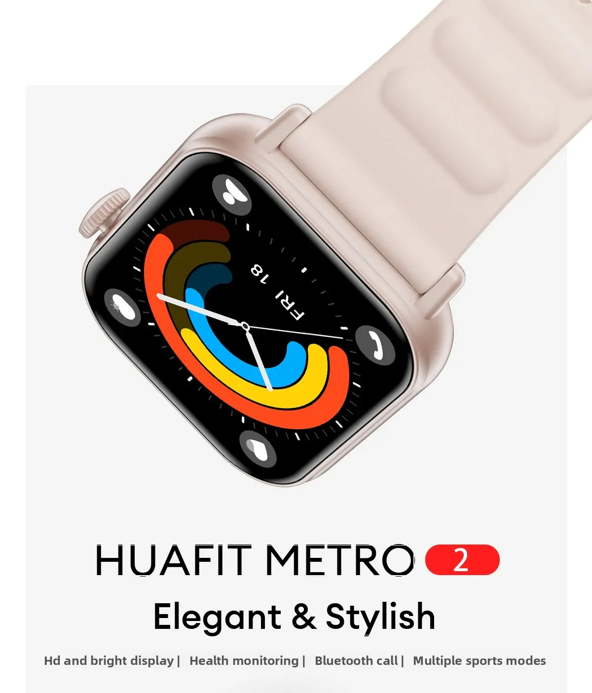 

Смарт-часы Huafit 2025, 1,83 дюйма, HD-экран, IP68, водонепроницаемый фитнес-трекер с монитором сердечного ритма, поддержка SOS-вызовов, многоязычная поддержка