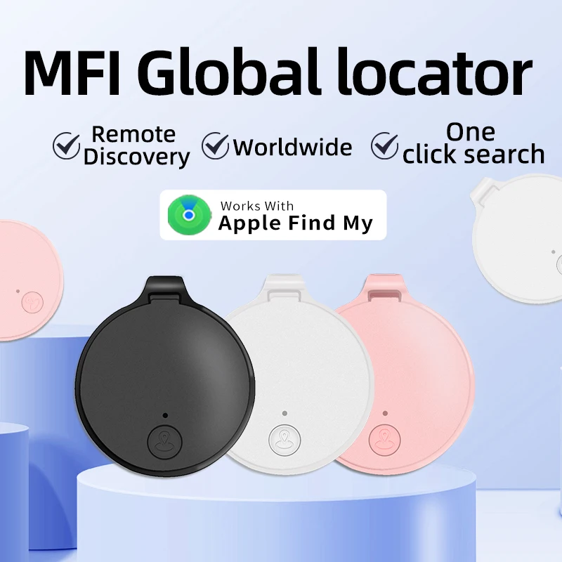 Smart Air Tag For Apple Find My Mini Smart Tracker Reverse Track Lost Phone Pet Children IOS System ITAG MFI Global Locator