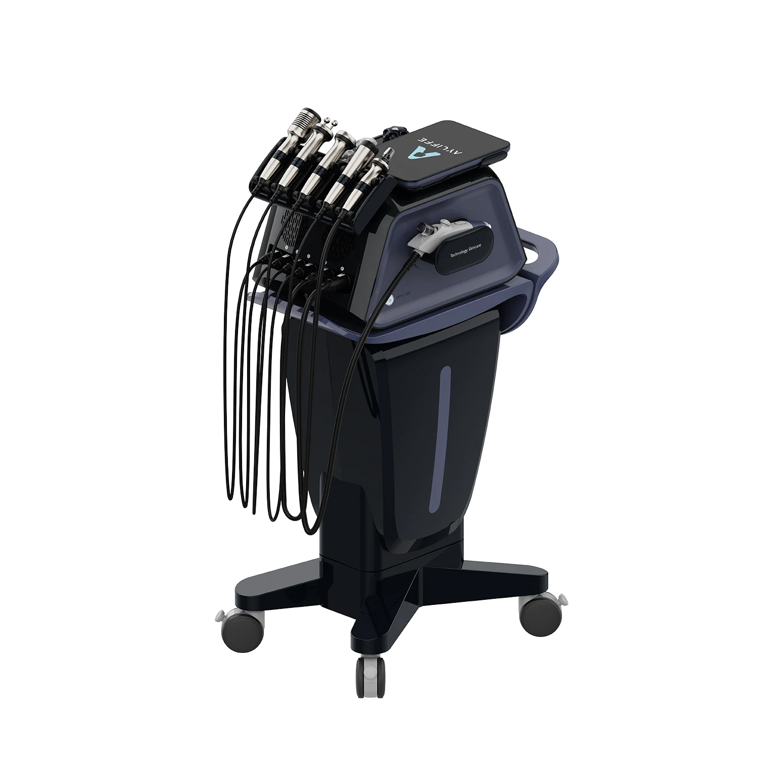 Removedor de cravo e limpador de poros M6, contorno 6 em 1, antienvelhecimento e limpador de acne, dispositivo de injeção de oxigênio indolor e não invasivo