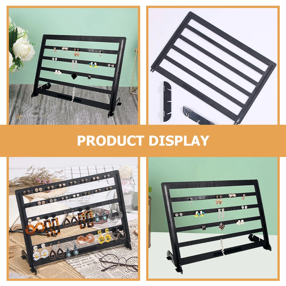 

Earring Holder Stand ABS Material Detachable Desktop Organizer Storage Rack Jewelry Organizer Stand For Accessories