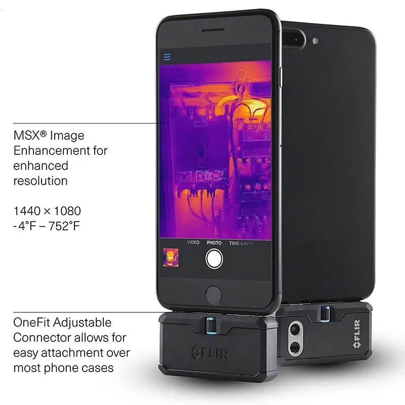 FLIR ONE PRO Thermal Camera Mobile Phone Infrared Thermal Imager for Phone IOS Android Type-C Detect Water Pipe Floor Heating