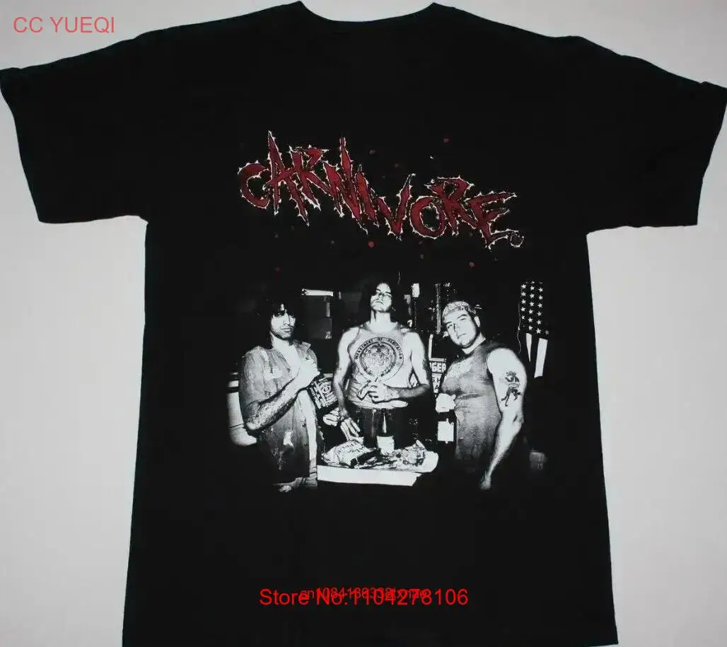 CARNIVORE band t shirt cotton unisex thrash metal TE6025 long or short sleeves