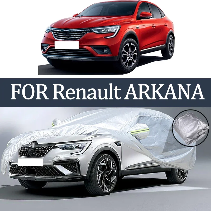 

For Renault ARKANA Car Cover Outdoor Protection Covers Snow Sunshade Waterproof Dustproof Exterior UV Car Accessories