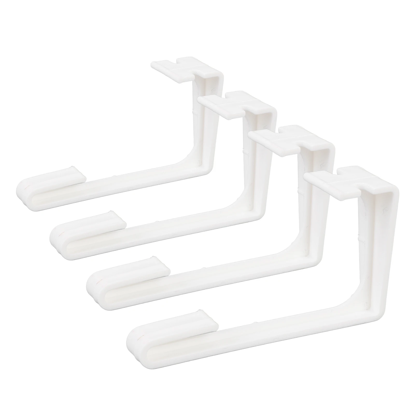 4 pçs rv cortinas titular com chave de fenda cortina lateral segurar clipes pista para motorhome janela cortina rvs acessórios