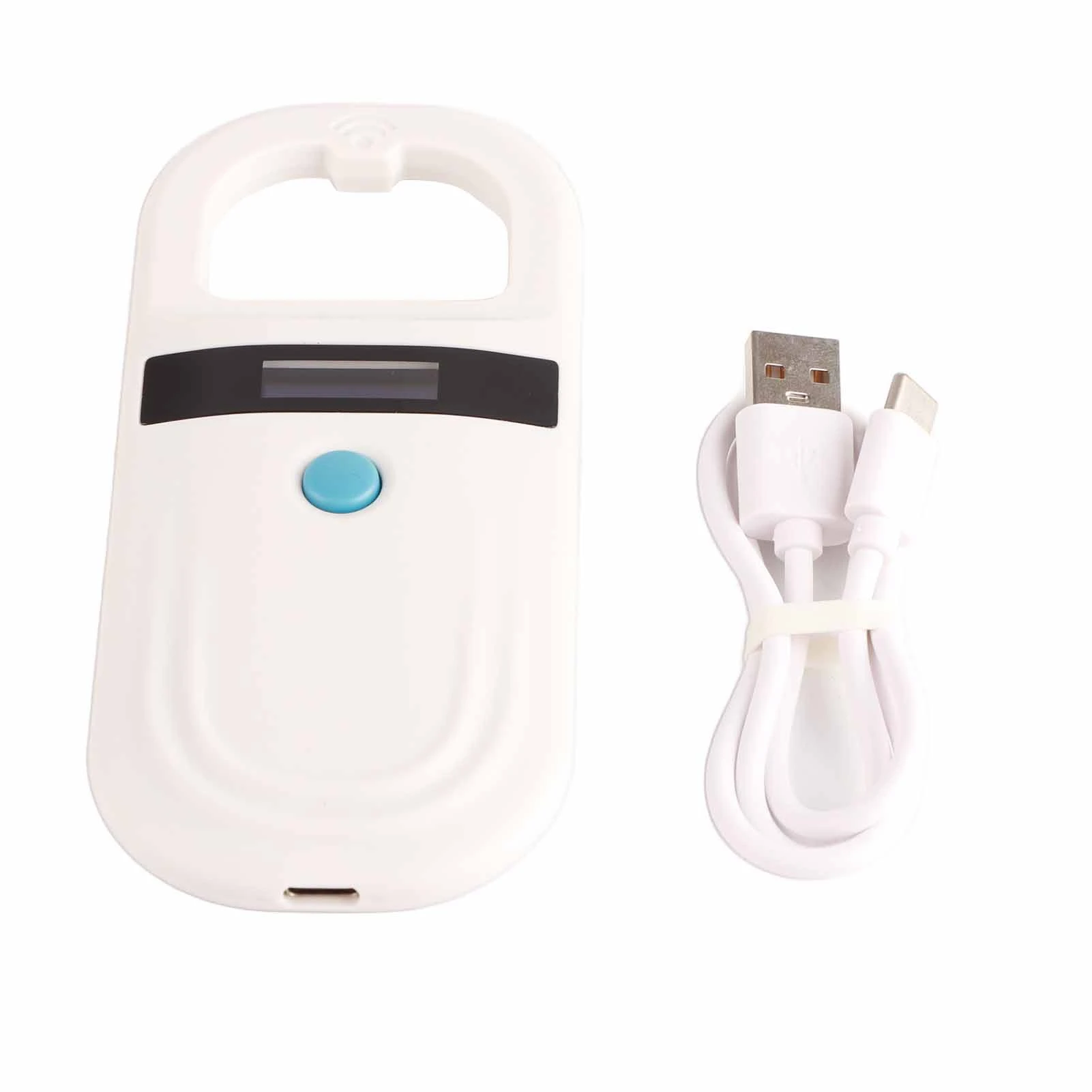 Lecteur d'animaux, Scanner d'identification de puce animale Rechargeable, Scanner de micropuces, Scanner d'étiquettes pour animaux de compagnie