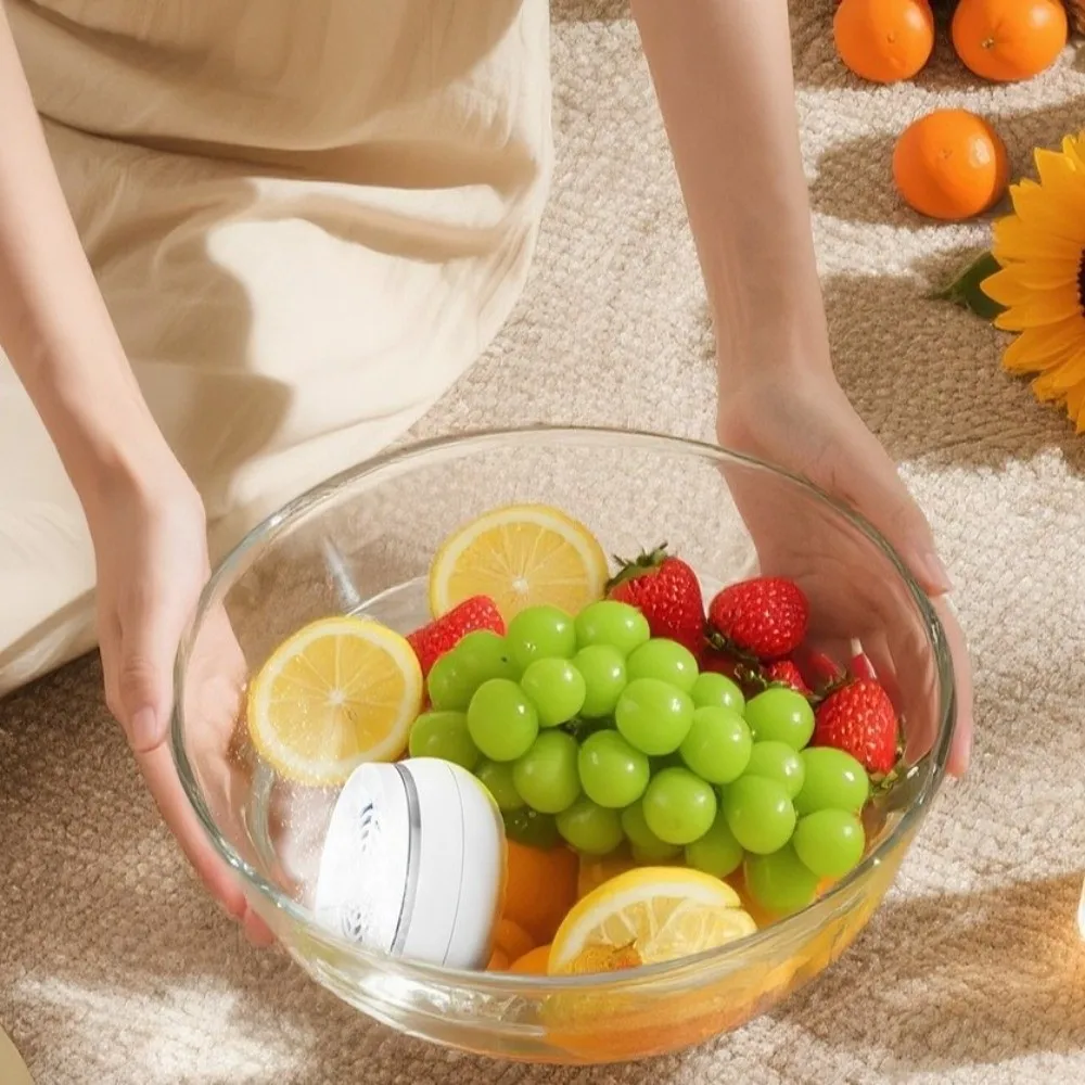 

Multifunctional Fruits Cleaner Machine Automatic Wireless Vegetable Purifier Magnetic Charging Waterproof Food Cleaning Device