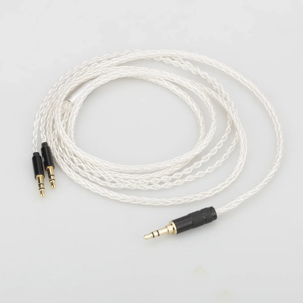 Audiocrast HIFI 8 Cores 7N OCC Silver Plated OCC Balanced Headphone upgrade cord cable For Hifiman SUNDARA he400i he400s HE560
