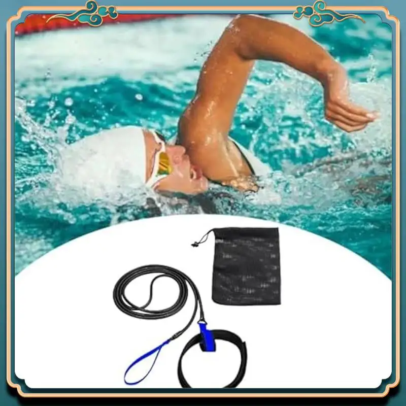 

Latest Pool Swim Tether Resistance System, Swim Bungee Training Belt For Enhanced Swim Workouts