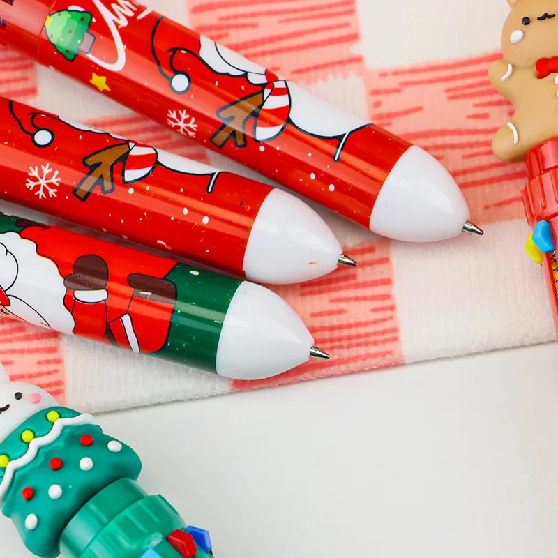 Kerstkonijn Tienkleurige balpen Meerkleurige perspen Hoge waarde modellering Kleur Briefpapier Terug naar school