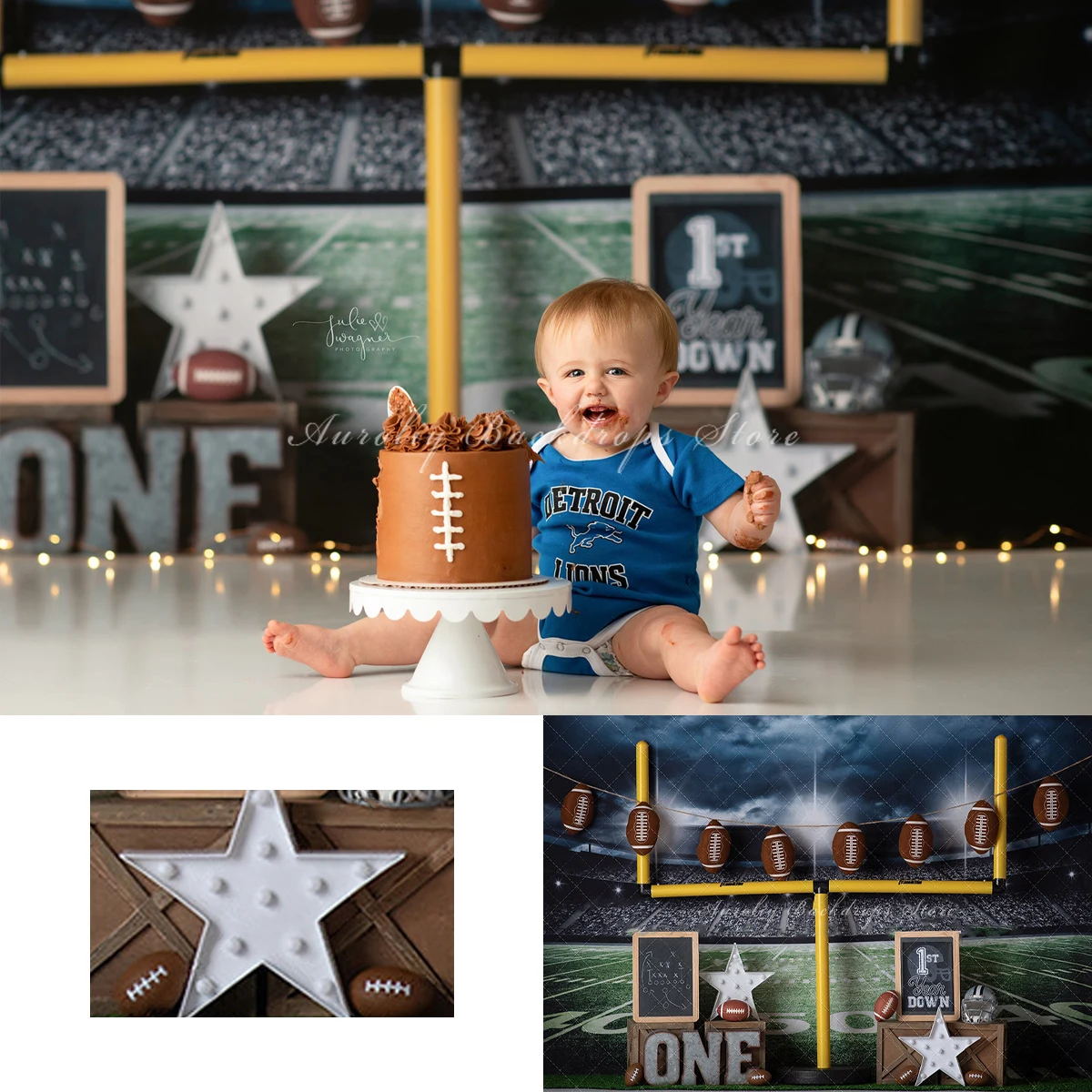 

Rugby Backgrounds Cake Smash Kids Adult Photography Props Child Baby Decors Sports Field Studio Photo Backdrops