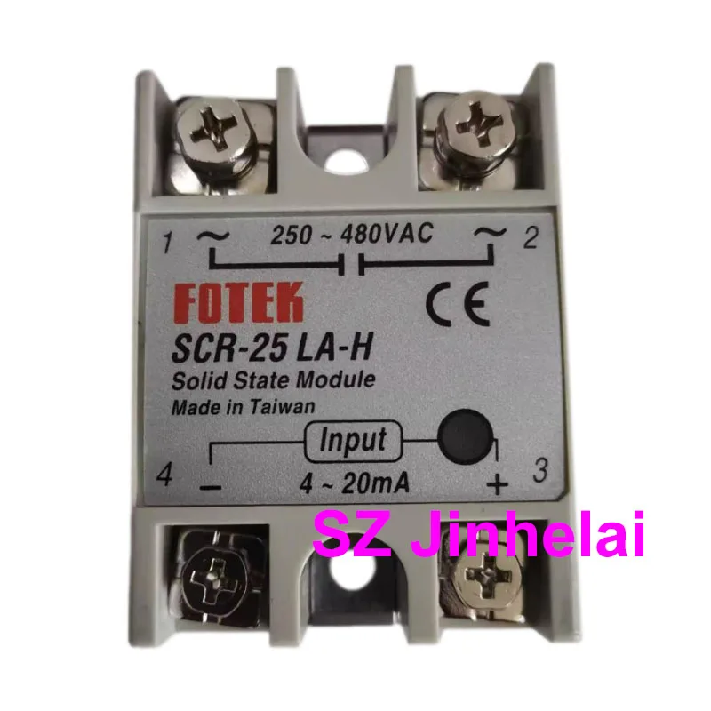 

Authentic Original FOTEK Single phase Solid State Relay SCR- 10LA 25LA 40LA 50LA 75LA 10LA-H 25LA-H 40LA-H 50LA-H 75LA-H