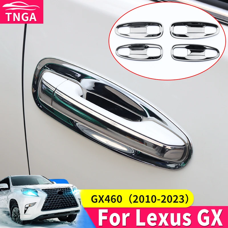 For 2010-2023 Lexus GX460 Stainless Steel Car Door Decoration Patch GX 400 Appearance Upgrade Accessories 2022 2021 2020 2019