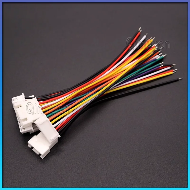 10PCS XH 2.54mm Wire Cable Connector 2P/3P/4P/5P/6/7/8/9/10/11/12 Pin Pitch Male Female Plug Socket 10/20/30cm Length