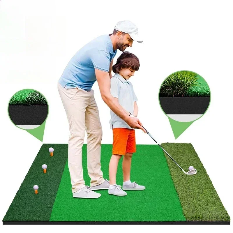 

Outdoor three-in-one multi-functional practice mat, golf swing strike mat