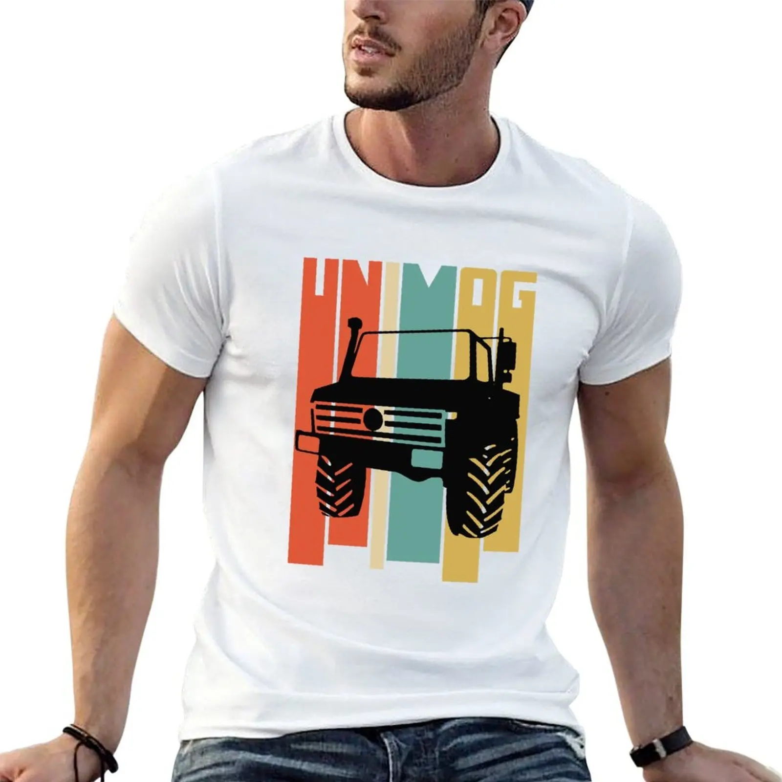 Unimog Retro (on white) T-Shirt anime tshirt t shirt custom print T-Shirt