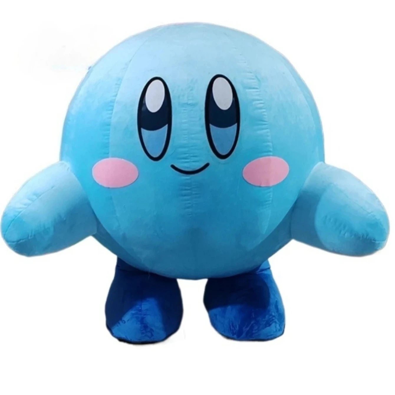 Miniso العملاق نفخ كيربي زي التميمة عروسة كارتون وتتسابق لطيف قليلا كرة مستديرة هالوين كرنفال الأحداث الملابس #6