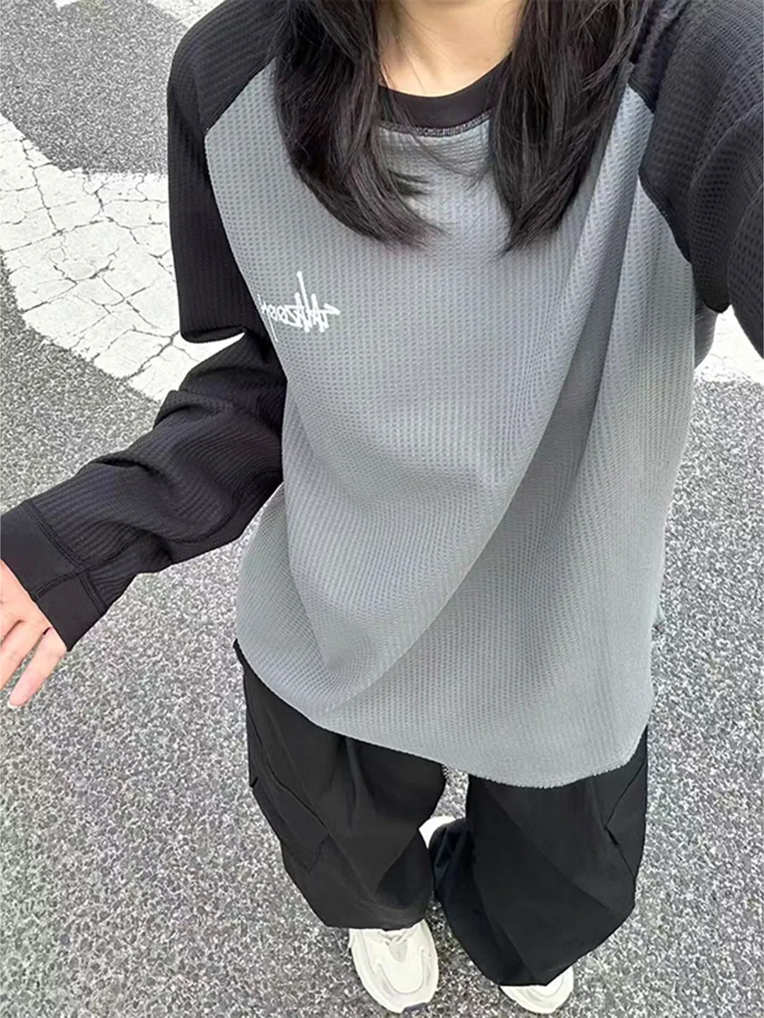 

Color Blo Long Sve T-irt Men's Fitn Running Outdoor Cycling Base irt Sportswear Youth ular Loose Fit round Ne