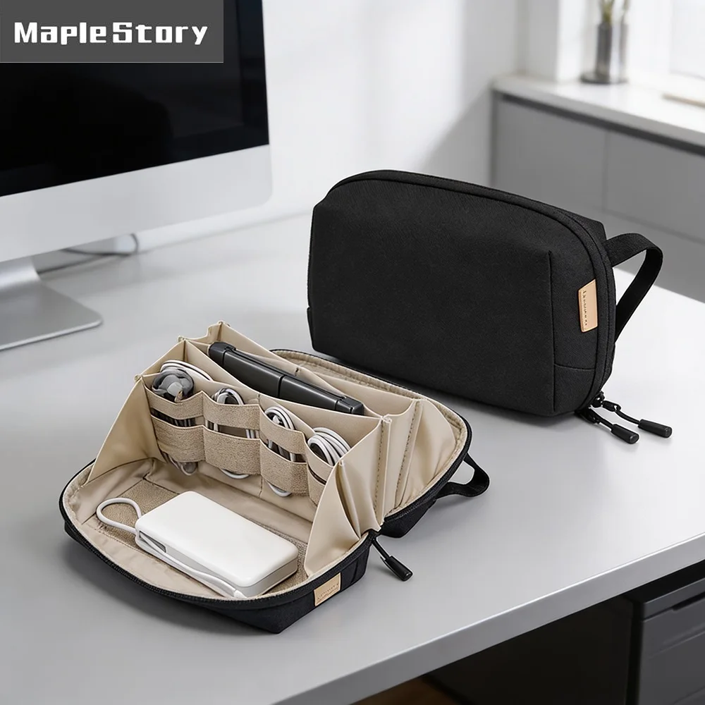

Travel Cable Organizer Cable Storage Bag Waterproof Digital Electronic Organizer Portable USB Data Line Charger Plug Storage Bag