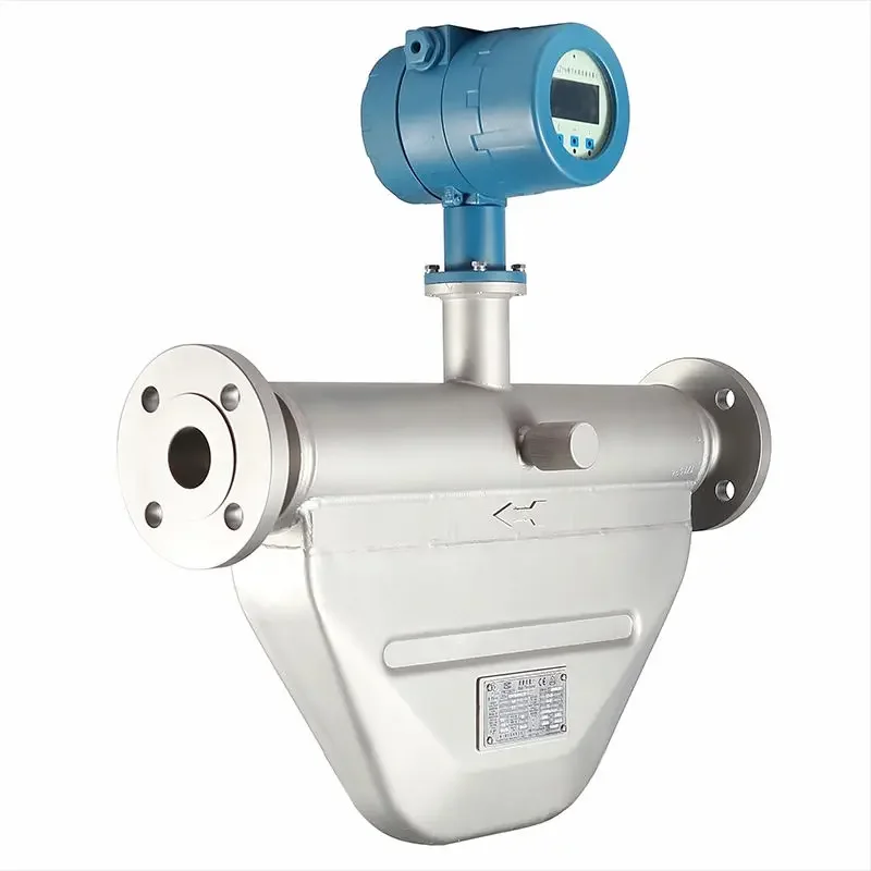 Customizable Coriolis Flow Meter 0.2 Accuracy Measures LPG Liquid LCD Display Stainless Steel Construction for Air Fluid