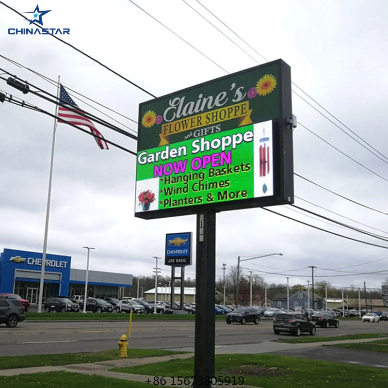 

Энергосберегающий уличный водонепроницаемый рекламный LED-экран с фронтальным обслуживанием, рекламный щит, LED-панель, дисплей