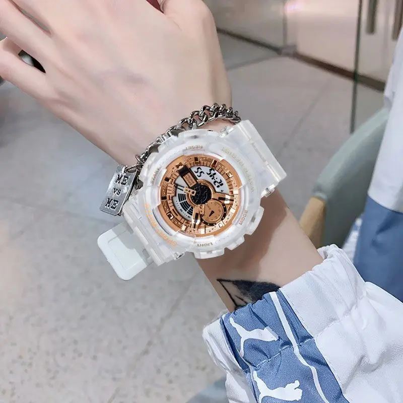 Reloj CE40 informal y a la moda para hombre, Esfera Grande resistente al agua, relojes electrónicos con luz nocturna, relojes de regalo geniales para hombre