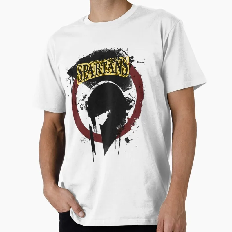Spartans 0202 Spartan warrior helmet Ancient greece Gift T Shirt This is sparta Norse mythology Graphic Tee Large size tops
