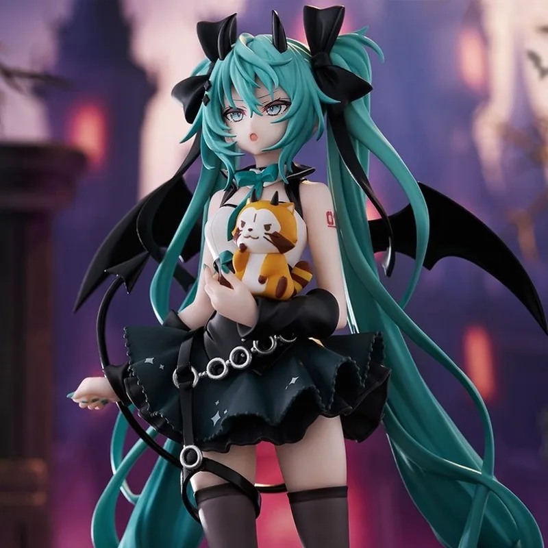 Bandai Banpresto TTI Vocaloid HATSUNE MIKU Dämon Anime Figur Original Echte Desktop Ornamente Modell Geburtstag Geschenk Kinder Spielzeug