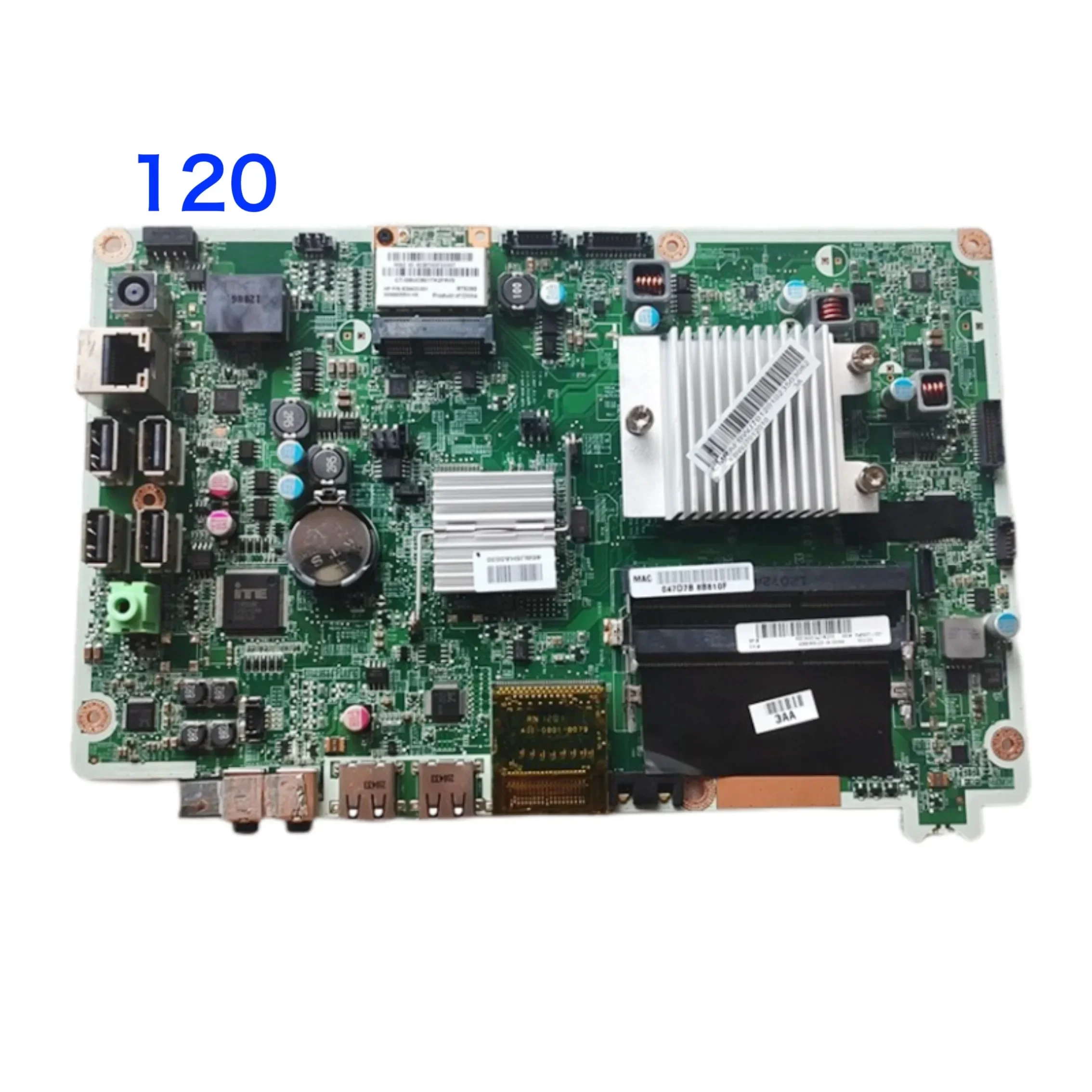 

For HP Omni 120 AIO Motherboard DA0WJ7MB6E0 646907-001 690433-001 Mainboard 100% Tested OK Fully Work Free Shipping
