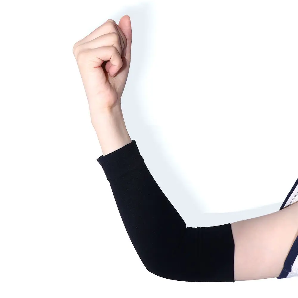Sleeve Protector Solid  Colors Elastic Arm Wraps Compression Arm Sleeves Arm Warmers Improve Shaper Sleeve Support Elbow Sock