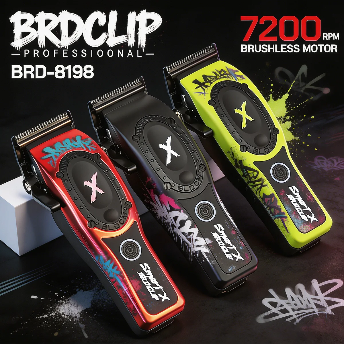 brdclip-motore-brushless-compatto-per-parrucchieri-professionale-7200-rpm-rivestimento-dlc-lama-mobile-ultrasottile-a-denti-profondi-con-base