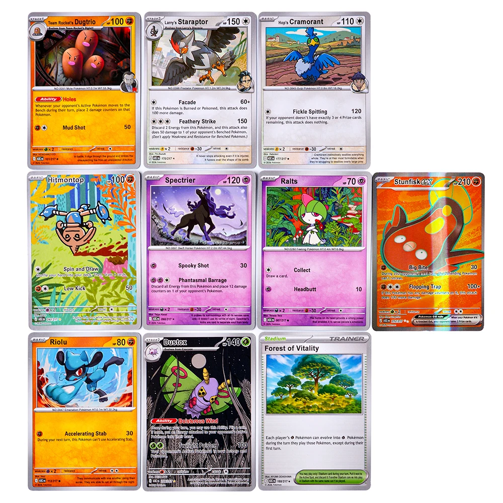 360Pcs English Pokémon TCG: MEGA EVOLUTION Ascended Heroes Booster Box Pokemon trade card 36 Pack Box view 6