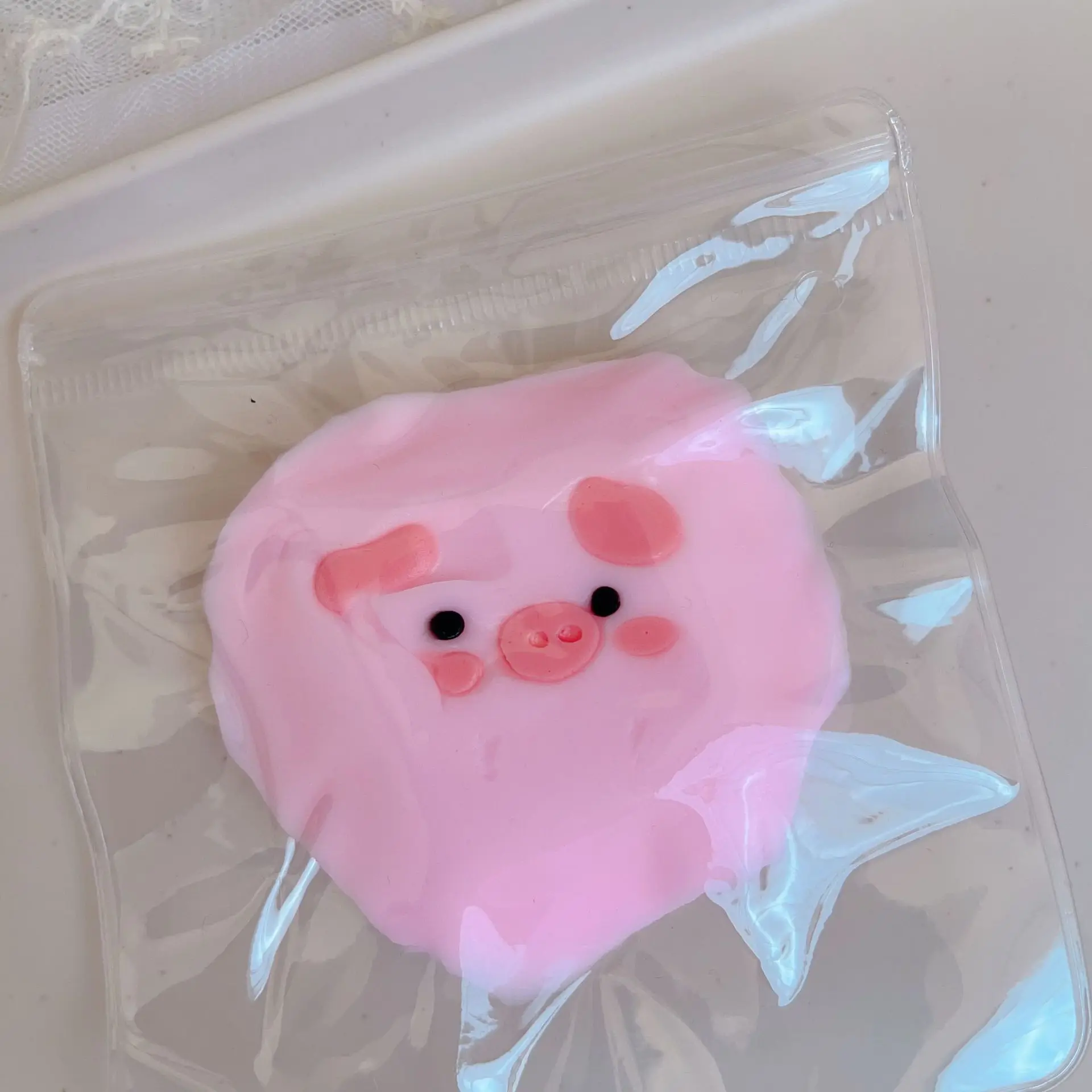 

Kawaii Pink Mini Piggy Fidgeting Stress Irritability Silicone Toy Bread Pig Slow Bounce Girl Kids Cute Squishy Birthday Gift