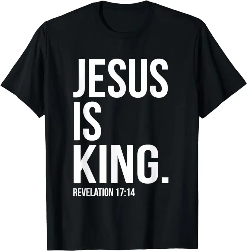 

Cross Jesus Christ Christian Print T-shirt 2025 Summer New Street Fashion Trend Breathable T-shirt Round Neck Short Sleeve Top