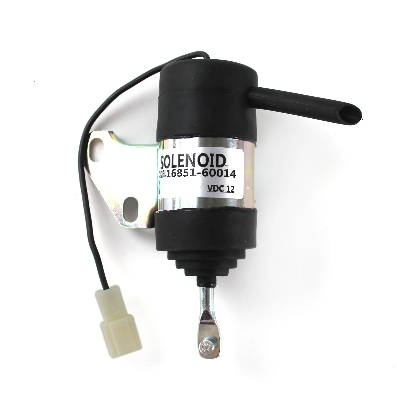 12V Fuel Shut Off Solenoid 052600-4530 16851-60014 052600-4531 16851-60012 16851-60013 052600453 For Kubota Tractor Diesel Denso