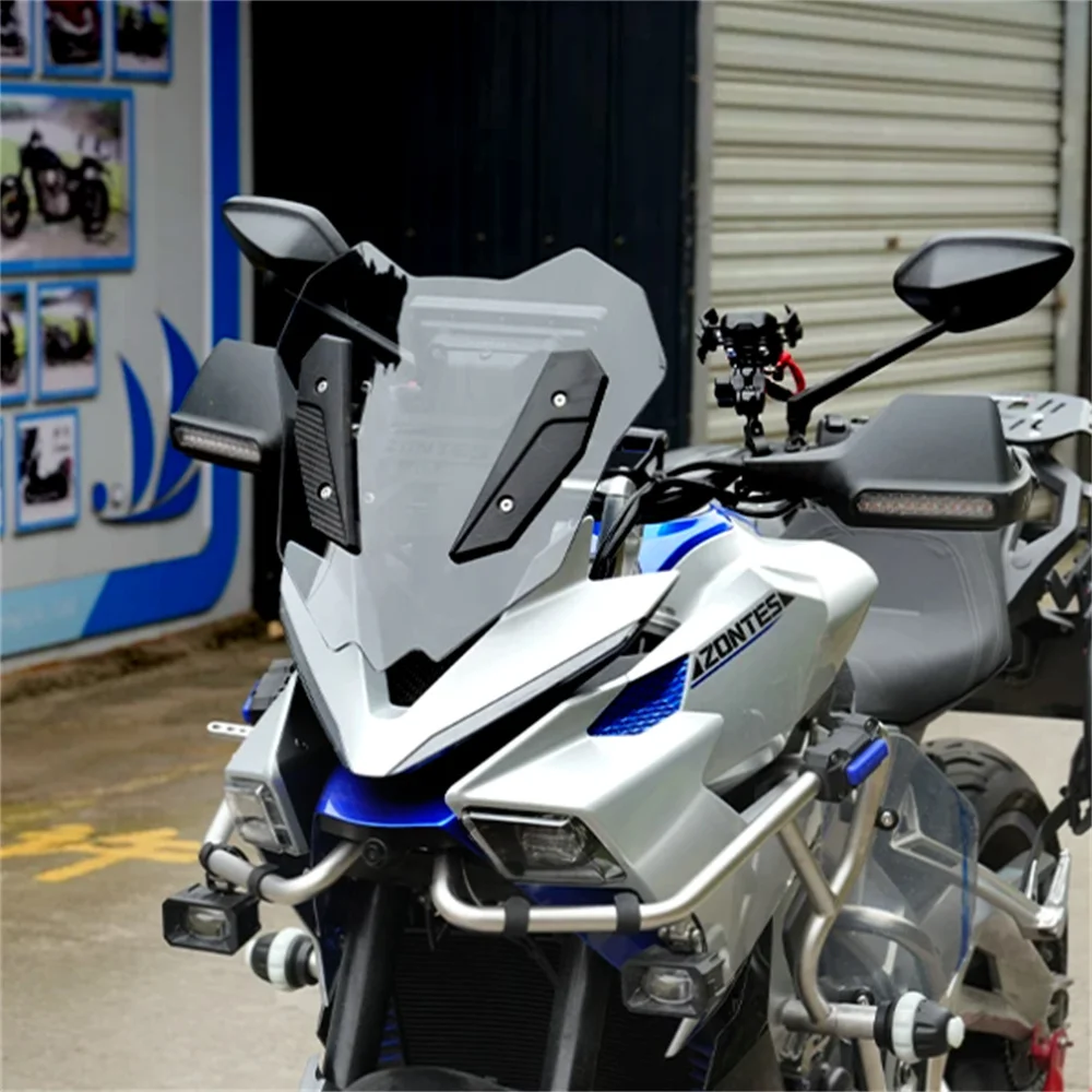 

For ZONTES 703T windshield with raised front windshield panel chest guard air deflector mobile navigation pole extension pole