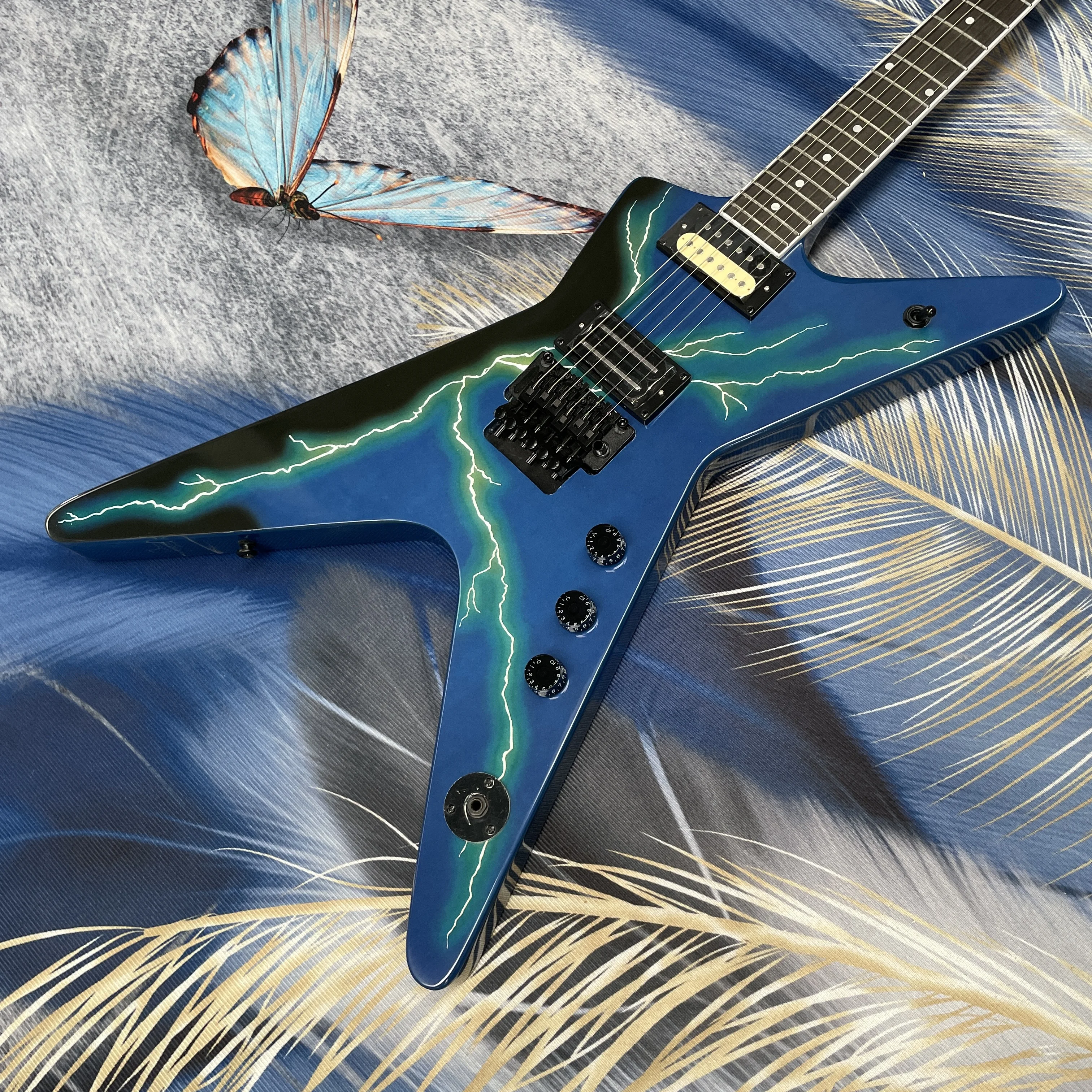 

6-string electric guitar, high-recognizability coating, balanced tone guitars, advanced metal shred electric guitarra