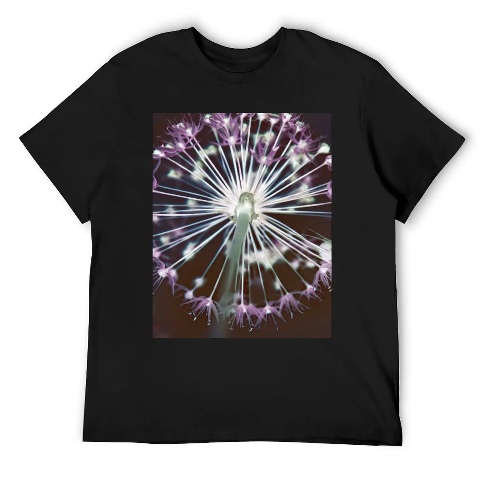 

Floral Fireworks. Dark Floral T-Shirt cute tops tops Short sleeve tee t shirts for men pack