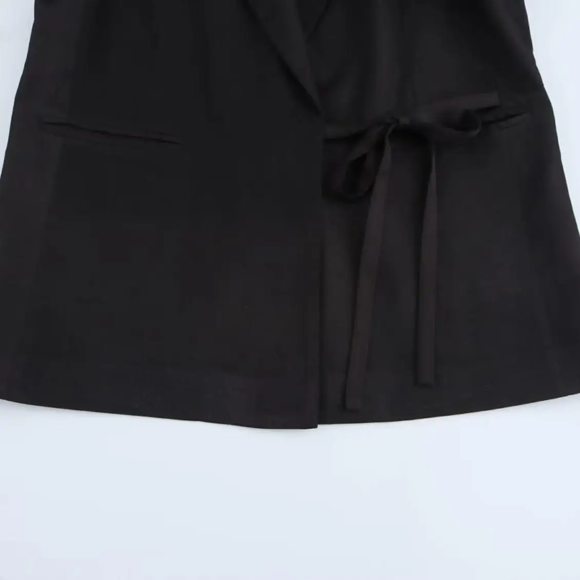 JNLEAOG 여성용 루즈핏 패셔너블 수트 재킷 벨트 포함 다용도 스타일 캐주얼 단색 폴리에스터 섬유 긴 소매