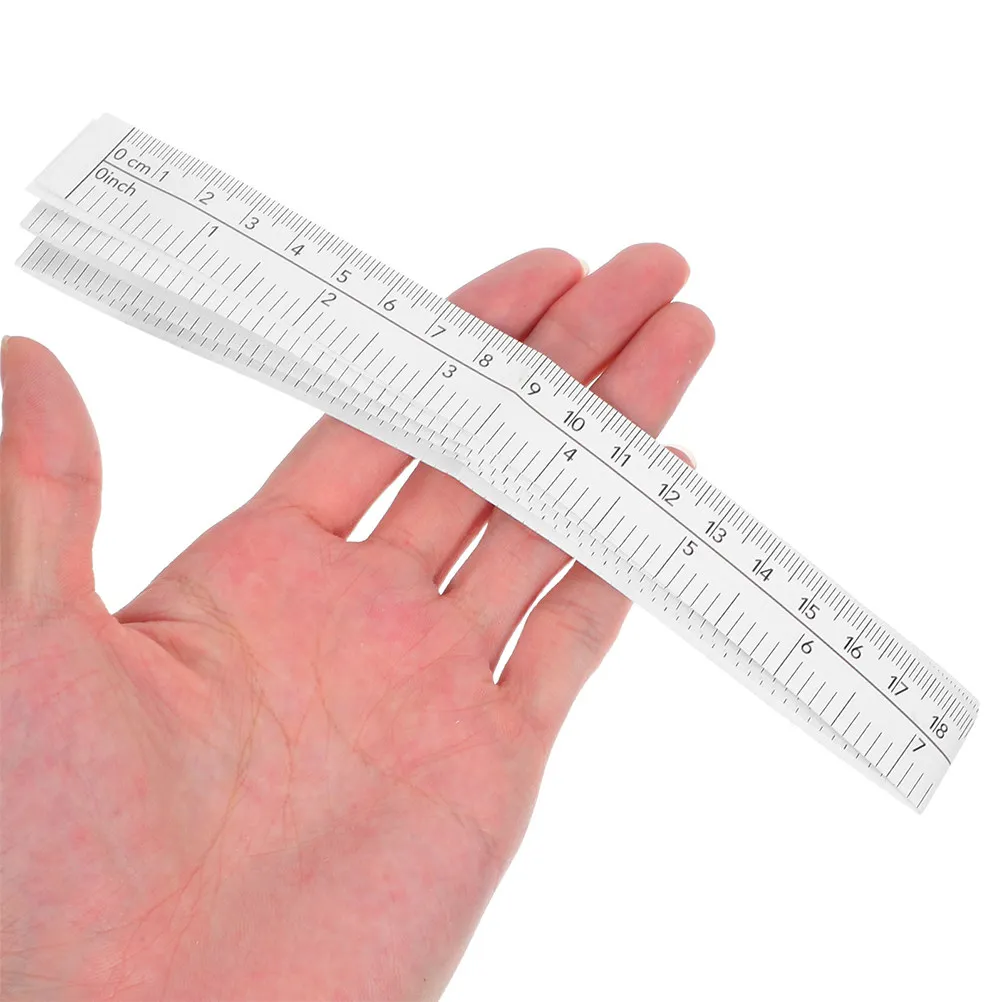 100Pcs Paper Measurement Ruler Tape 1.5m Single-Sided Dual-Angle Markings Body Tape Measure for Tailor Craft Renovation Portable