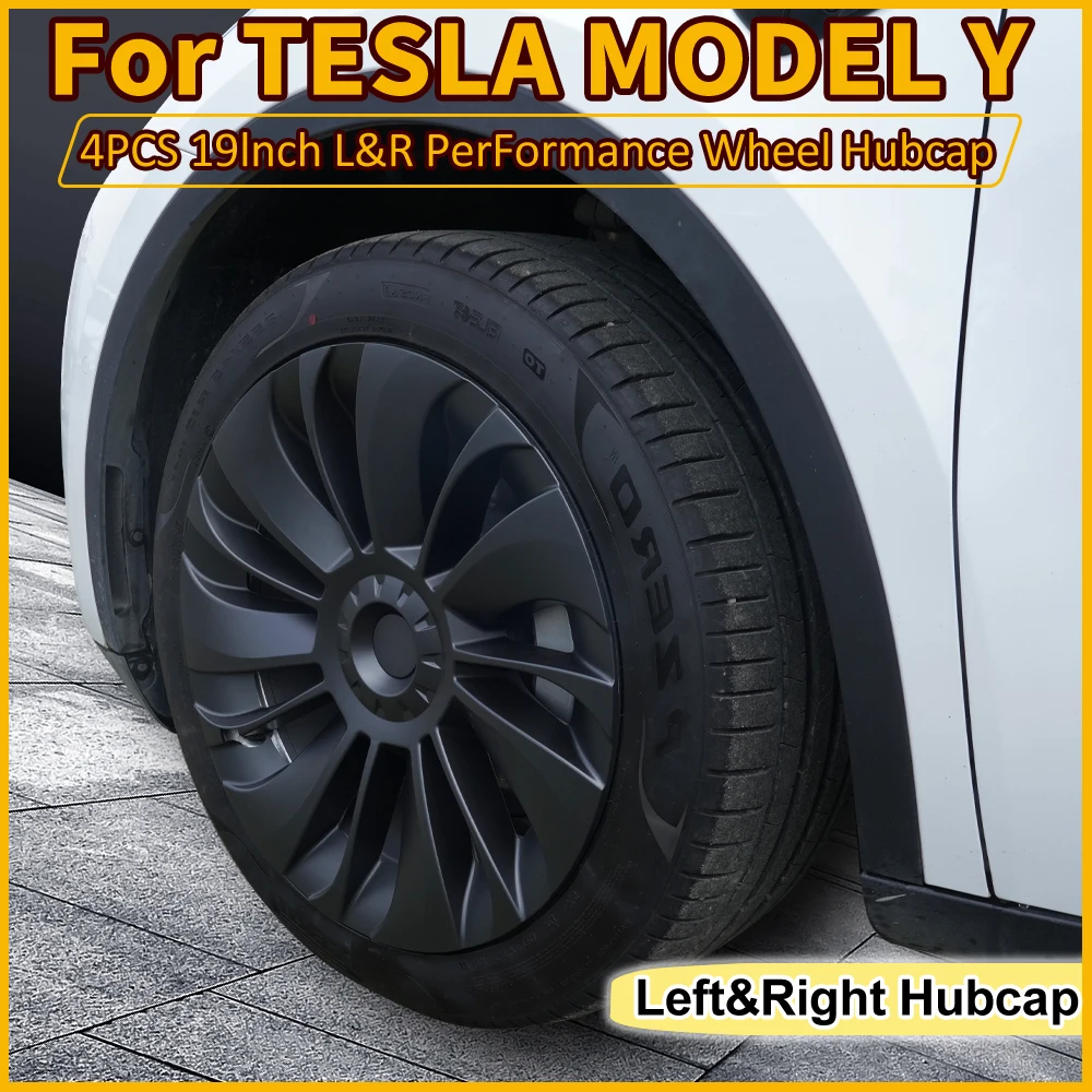 4PCS 19-Zoll-Whirlwind-Radkappe für Tesla Model Y-Radkappe Original-Autoersatz-Automobilabdeckung Automobilzubehör 20-23